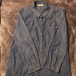 Bershka soft Denim shirt dress